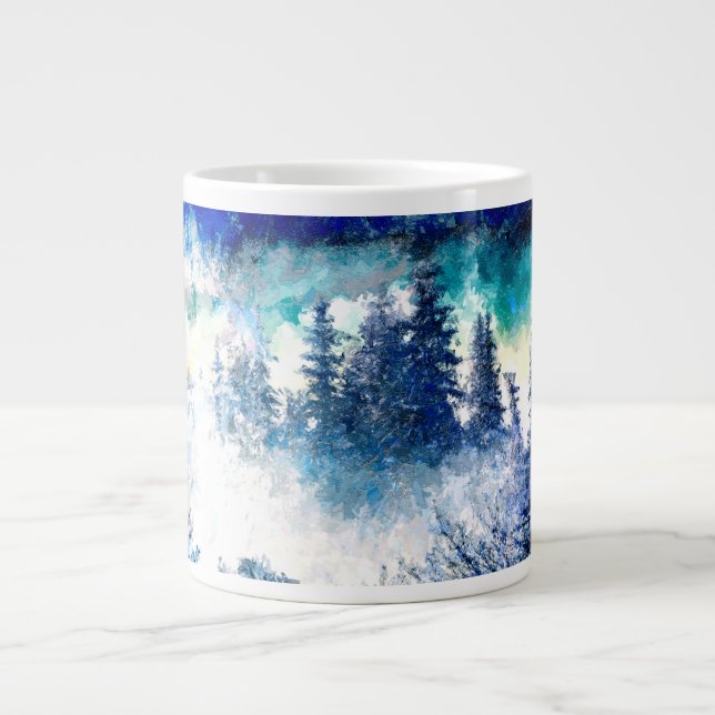 Winter Wonderland Jumbo-Tasse (Vorderseite)