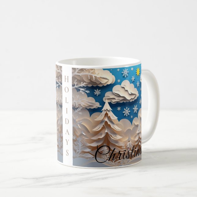 Winter Wonderland Kaffeetasse (VorderseiteRechts)