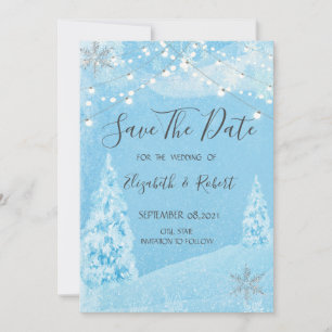 Winter Wonderland, Kiefer rettet das Datum Save The Date