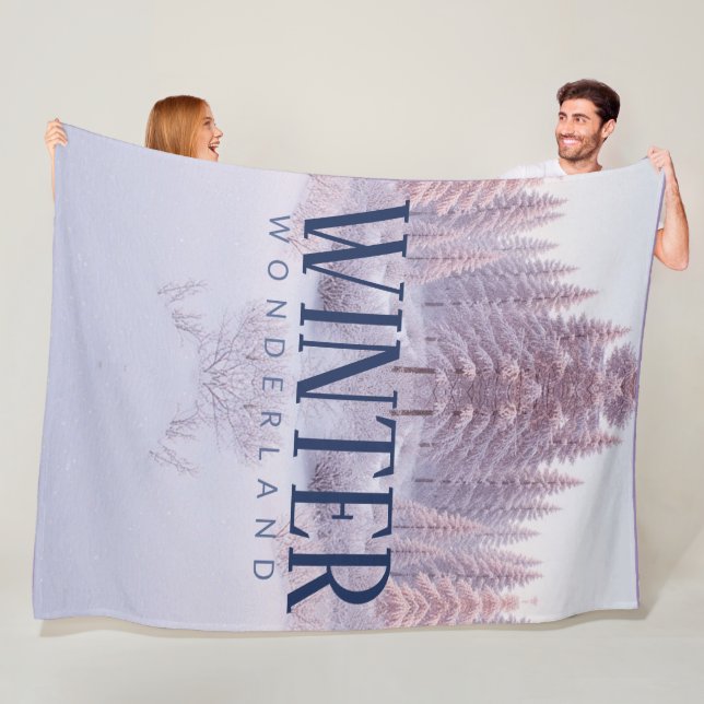Winter Wonderland Kuschel-Fleece-Decke  Fleecedecke (Beispiel)