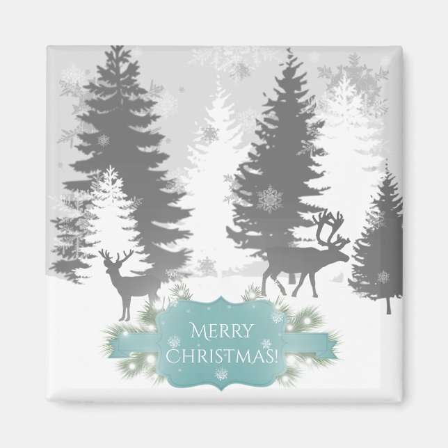Winter Wonderland Magnet - Aquamarin (Vorne)