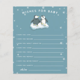 Winter Wonderland Pinguine Blue wünscht sich Baby
