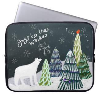 Winter Wonderland Polar Bear Laptop-Sieb Laptopschutzhülle