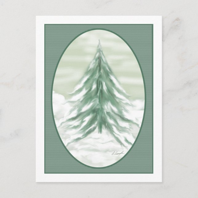 Winter Wonderland Postkarte (Vorderseite)