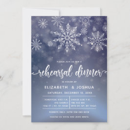Winter Wonderland Probe Dinner Einladung