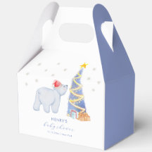 Winter Wonderland Santa Polarbär Baby Shower