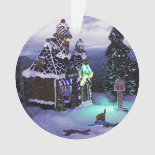 Winter Wonderland Schnee Szene 2020 Ornament