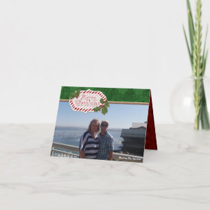 Winter Wonderland Schneeszene Pine Trees Weihnacht Feiertagskarte