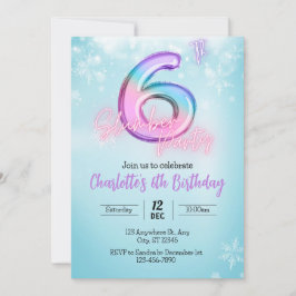 `winter Wonderland Slumber Party Einladung