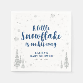 Winter Wonderland Snow Baby Dusche Papier Napkin Serviette