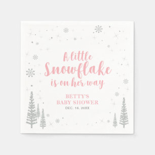 Winter Wonderland Snow Baby Dusche Papier Napkin Serviette