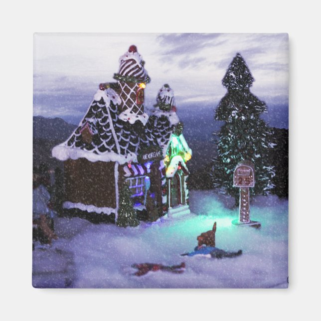 Winter Wonderland Snow Scene 2020 Magnet (Vorne)