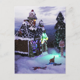 Winter Wonderland Snow Scene Postkarte