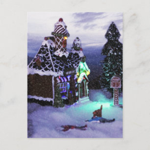 Winter Wonderland Snow Scene Postkarte