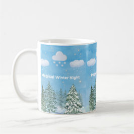 "Winter Wonderland: Snow & Stars" Kaffeetasse
