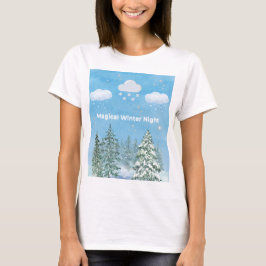 "Winter Wonderland: Snow & Stars" T-Shirt