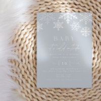 Winter Wonderland Snowflake Boy Baby Dusche