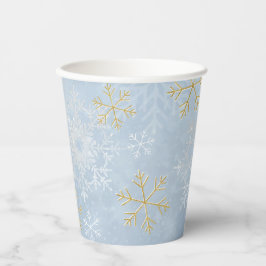 Winter Wonderland Snowflake Paper Cups Pappbecher