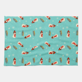 Winter Wonderland Snowmen Geschirrtuch