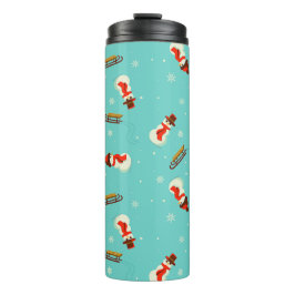 Winter Wonderland Snowmen Thermosbecher