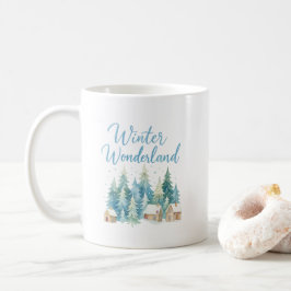 Winter Wonderland Snowy Village Mug   Kaffeetasse