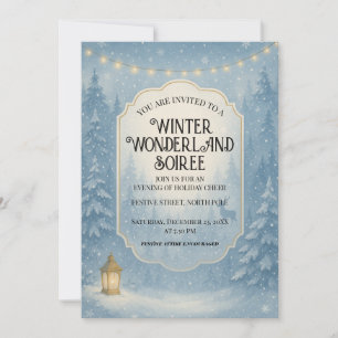 Winter Wonderland Soiree Einladung