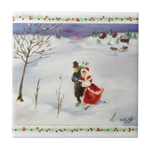 Winter Wonderland Tile Fliese (Vorderseite)