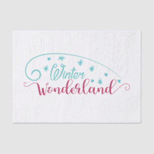 Winter Wonderland Tissue Paper Seidenpapier