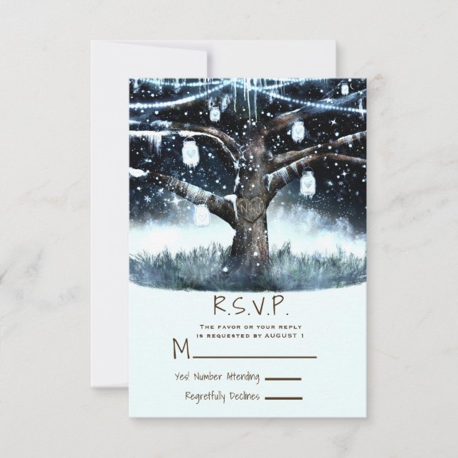 Winter Wonderland Tree Lights & Jars UAWG Antwort (Vorderseite)