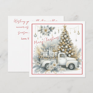Winter Wonderland Truck Weihnachtskarte