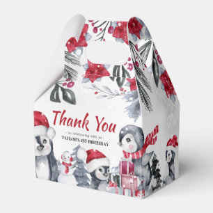 Winter Wonderland Vielen Dank für Ihre Unterstützu Geschenkschachtel