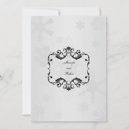 Winter Wonderland Wedding Einladung