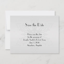 Winter Wonderland Wedding rettet das Datum Save The Date