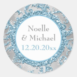 Winter Wonderland Wedding Sticker 5
