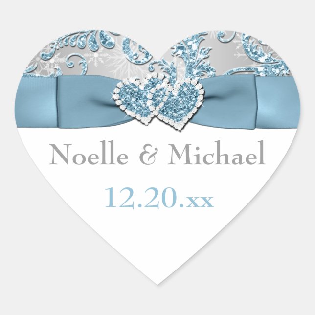 Winter Wonderland Wedding Sticker 6 (Vorderseite)