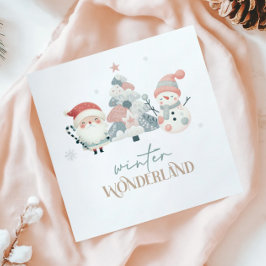 Winter Wonderland Weihnachten Serviette