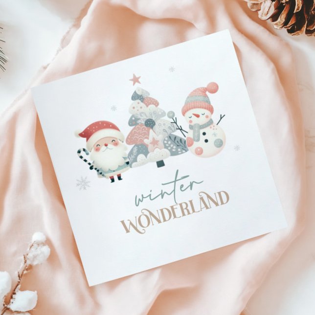 Winter Wonderland Weihnachten Serviette (Von Creator hochgeladen)