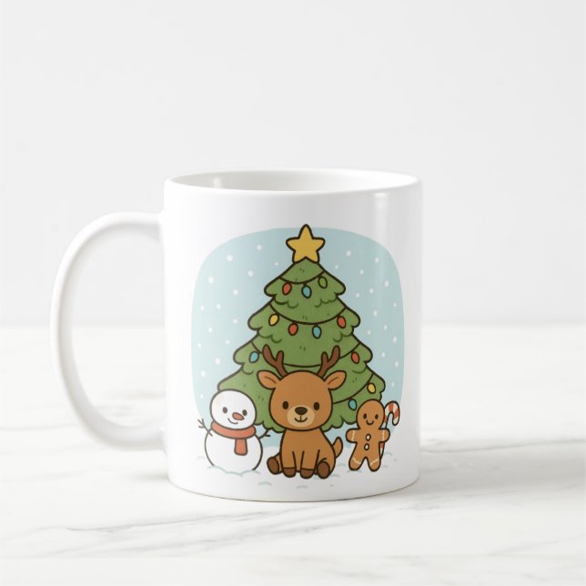 Winter Wonderland Weihnachts-Tasse Kaffeetasse (Links)
