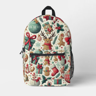 Winter Wonderland Weihnachtsbackpack Bedruckter Rucksack