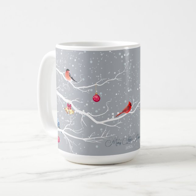Winter Wonderland Weihnachtsferien Kaffeetasse (Vorderseite Links)