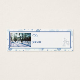 'Winter Wonderland' Weihnachtsgeschenk-Tag