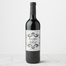 Winter Wonderland Wine Label