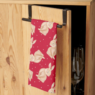 Winter Wonderland Woodland Tiere Weihnachten Geschirrtuch