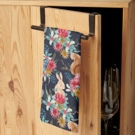 Winter Wonderland Woodland Tiere Weihnachten Geschirrtuch