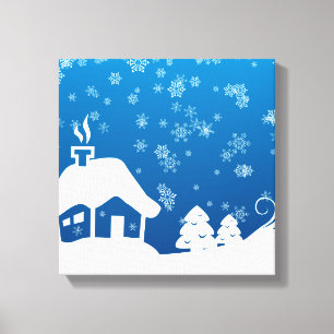 Winter Wonderland Wrapped Canvas Leinwanddruck