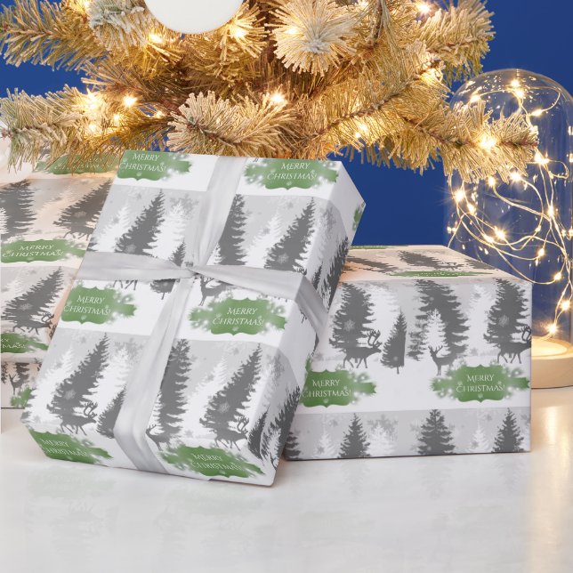 Winter Wonderland Wrapping Paper - Grünbuch Geschenkpapier (Feiertage)