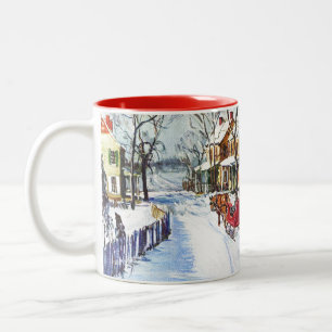 Winter Wonderland Zweifarbige Tasse