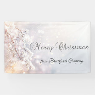 Winter Wonderland Zweige Banner