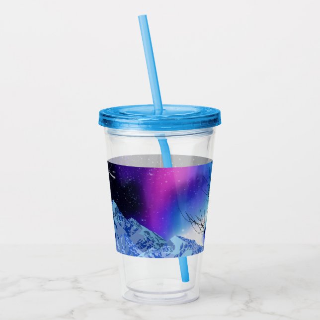 Winter Wonderlights Acrylic Tumbler Acryltrinkbecher (Links)