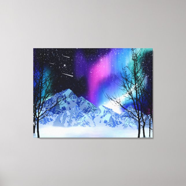 Winter Wonderlights Canvas Print Leinwanddruck (Vorderseite)